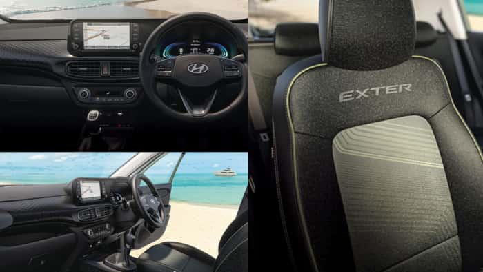 hyundai exter interior pictures released by company 8 inch infotainment system more legroom and many more 