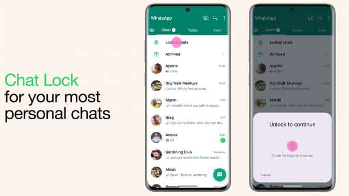 WhatsApp chat lock feature rolled out in India now users lock their personal chats know how to lock private chat