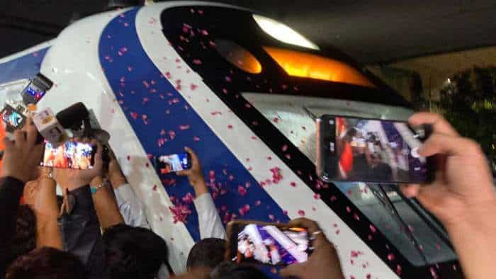 Mumbai Goa Vande Bharat Express Train runs 90 Percent Capacity on Day One