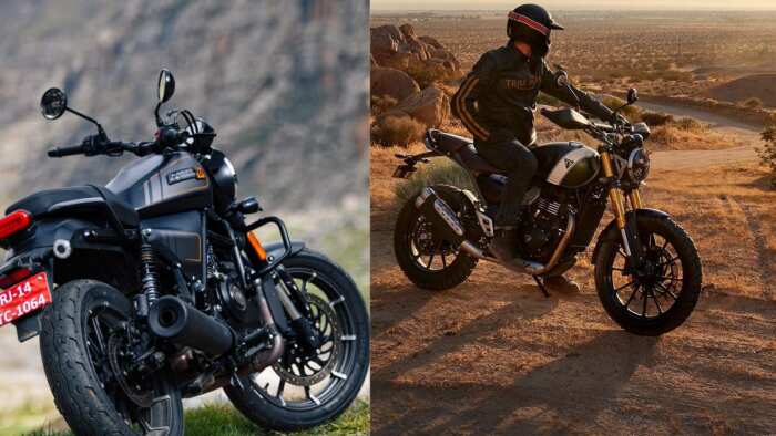 Bajaj triumph speed 400 vs harley davidson x440 on road price mileage spec features top speed torque maximum power 