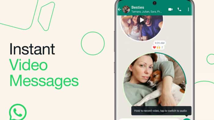 whatsapp new feature is instant video messages to send people on app instead of writing a message check how to use this feature