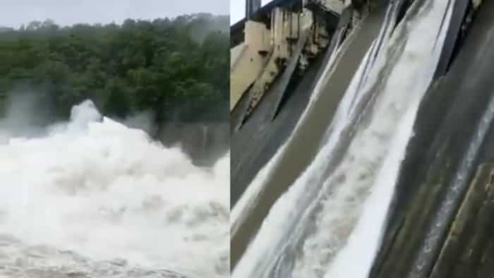 Modak Sagar Lake one of the 7 lakes which supplies water to people of Mumbai overflows red alert issued for these places