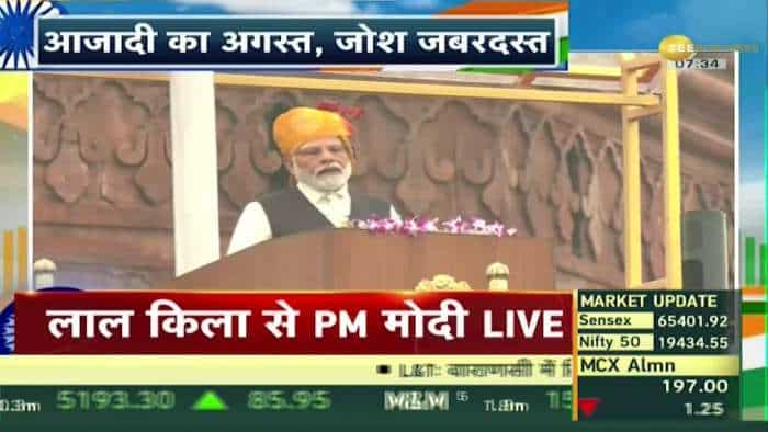 PM Modi Independence Day Speech: प्रधानमंत्री का राष्ट्र के नाम संबोधन, देश वासियों को दी बधाई