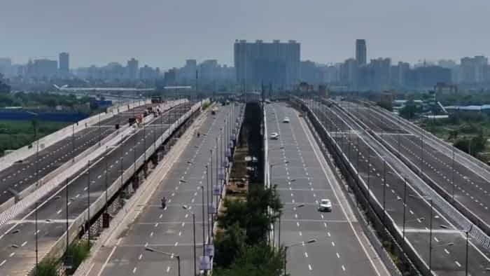 nitin gadkari shares a new video of dwarka expressway first 8 lane elevated expressway see how it look