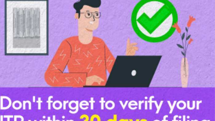 tax payeers Complete the e-filing process today verify your ITR within 30 days of filing