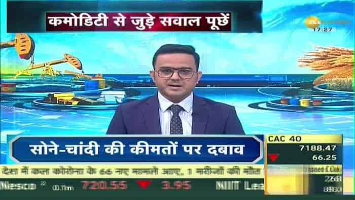 Commodity Live: सोना- चांदी की कीमतों पर दिखा दबाव, सोना ₹59200  और चांदी ₹74800 के नीचे