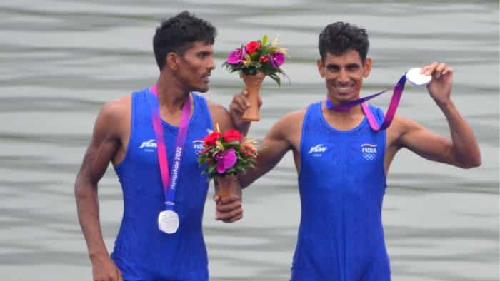 Hangzhou Asian Games 2023 india rower arjun lal arvind singh won silver medal know all details here