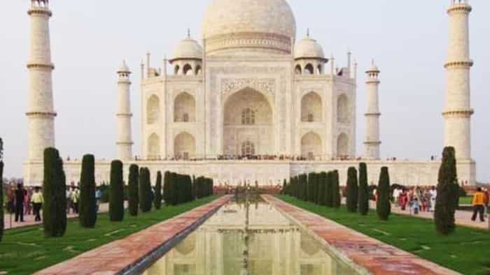 How taj mahal and other forts and palaces were made of when there was no cement which construction material Artisan used to built 