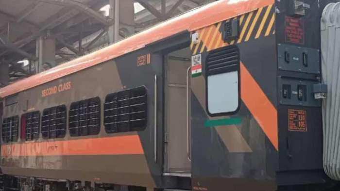 Vande Sadharan first look see how vande bharat express train non ac version looks Indian railways latest news