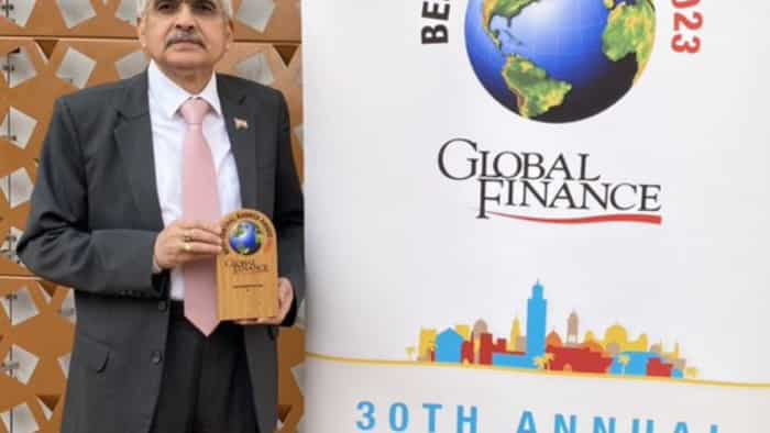 RBI Governor Shaktikanta Das awarded ranked ‘A+’ in the Global Finance Central Banker Report Cards 2023 at Marakkesh Morocco today