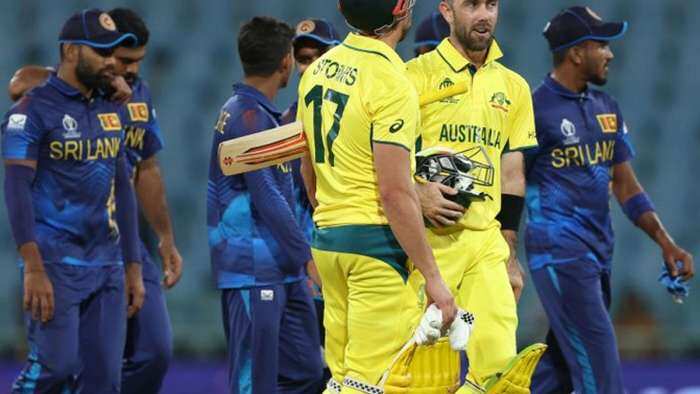 Australia vs Srilanka icc cricket world cup 2023 14th match highlights today records in hindi AUS vs SL scorecard most wickets runs 50s 100s man of the match full match details in Lucknow