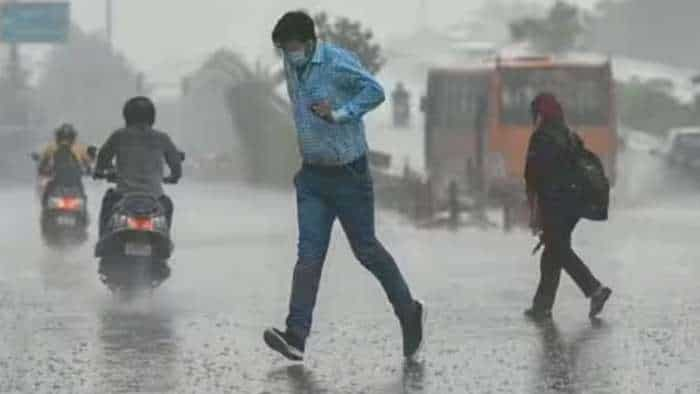 Weather Update IMD issued alert for rain thunderstorm today for these places due to western disturbance 