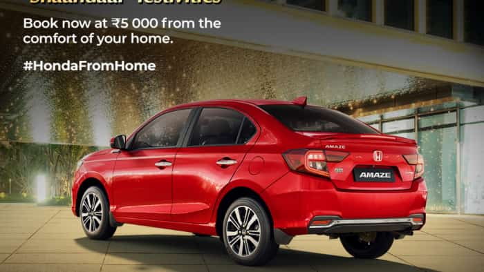 honda amaze elite edition in festive season booking amount 5000 check key features specifications price