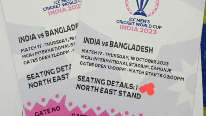 Cricket World Cup 2023 ticket IND vs BAN tickets online How to book India vs Bangladesh ICC World Cup October 19 match tickets