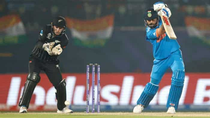 Ind vs NZ live cricket score and updates in hindi icc cricket world cup 2023 21st match india vs New Zealand full scorecard HPca stadium dharamshala pitch report toss rohit sharma Tom Latham