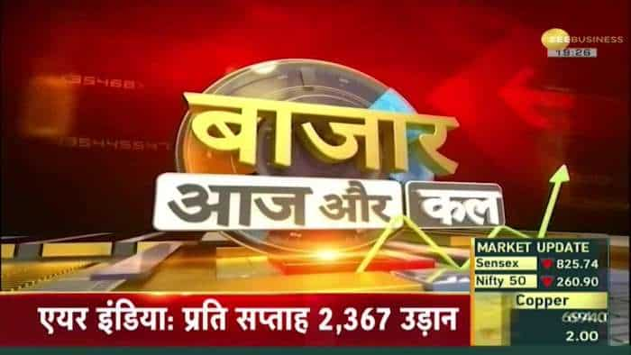 Bazaar Aaj Aur Kal: शेयर बाजार भारी बिकवाली का शिकार, Sensex 826, निफ्टी 261अंक गिरा