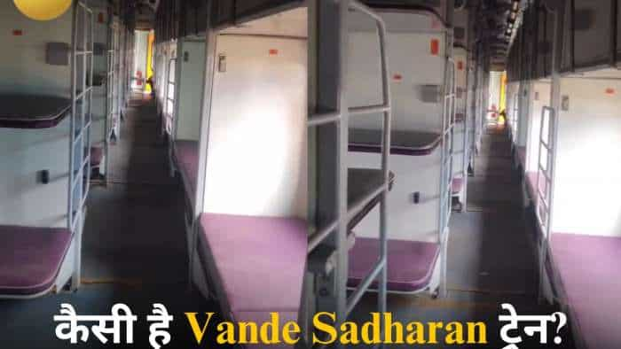 vande sadharan interior look first see how vande bharat sadharan express train non ac version indian railways latest news