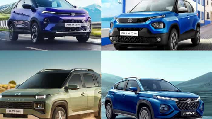 SUVs under 10 lakhs for buy in festive season tata nexon tata punch maruti brezza kia sonet hyundai exter maruti fronx