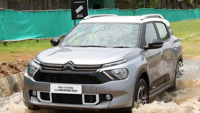 french company Citroen C3 Aircross SUV festive offer for 55000 rs check price specs features