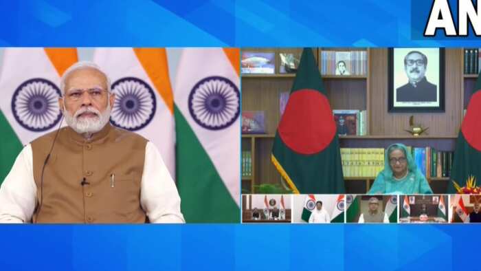 indian pm modi and bangladesh pm sheikh hasina inaugurates three projects know details