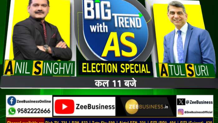 Market Guru Anil Singhvi special discussion with market expert Atul Suri on zee business special series Trend Is My Friend