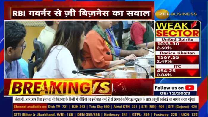 आरबीआई गवर्नर शक्तिकांत दास ने मौद्रिक नीति के बाद ज़ी बिजनेस के सवालों का जवाब दिया: मुख्य विशेषताएं