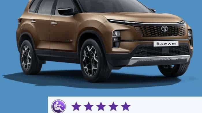 Tata Motors SUV Safari Harrier first to get 5-star rating under Bharat-NCAP check details