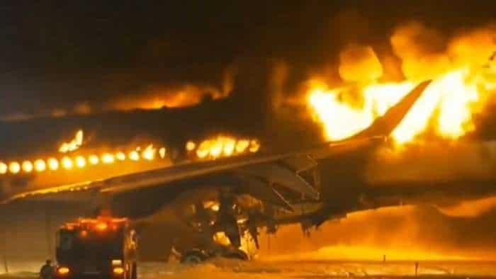 Japan Airlines flight JAL 516 burst into flames on monday on Tokyo’s Haneda airport check details inside