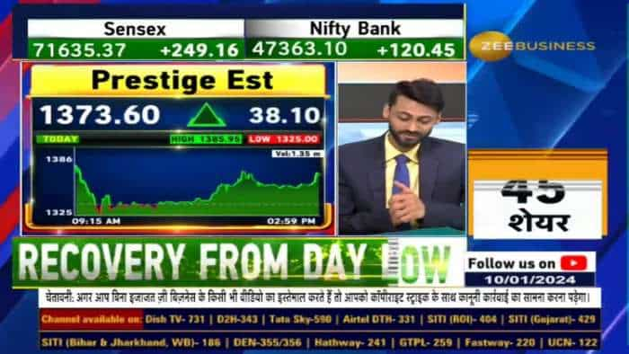 Prestige Estates पर Nuvama की रिपोर्ट, इस साल अब तक बुकिंग में 81% की बढ़ोतरी