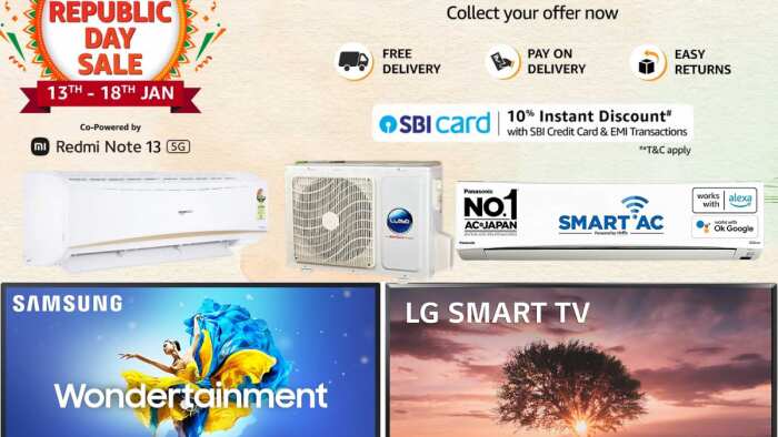 Amazon Republic Day Sale 2024 starts 13 january check out the best deals on smart tv and air conditioners   