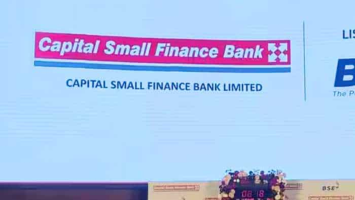 Capital small finance bank ipo listing shares listed Shares list at discount of 8.07% to IPO price - Buy, Sell or Hold?