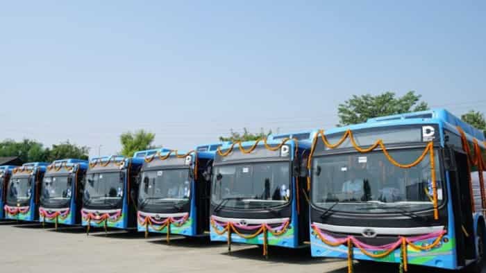 Delhi government launches 350 e buses fleet touches 1650 chief minister arvind kejriwal kailash gehlot	