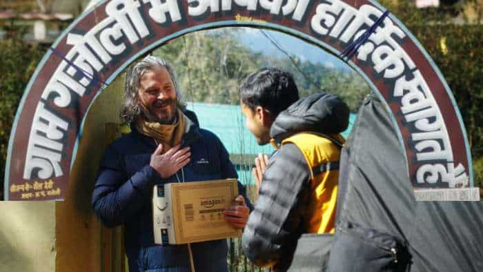 Amazon started delivery service in remote village of Uttarakhand  at 4500 feet hight