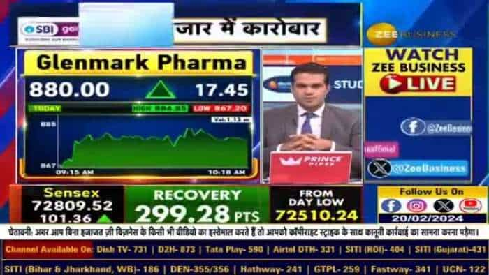 5 दिन में 7% उछला Glenmark Pharma, 52 हफ्तों की ऊंचाई तोड़ेगा Glenmark Pharma?