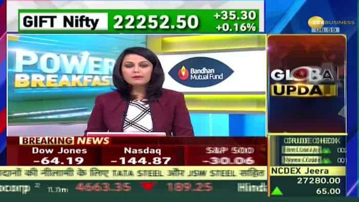 Power Breakfast: हरे निशान में GIFT Nifty, डाओ फ्यूचर्स में हल्की गिरावट | Stocks of the Day