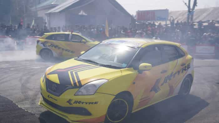 india racing festival 2024 held in dal lake srinagar collaboration with JK tyre 