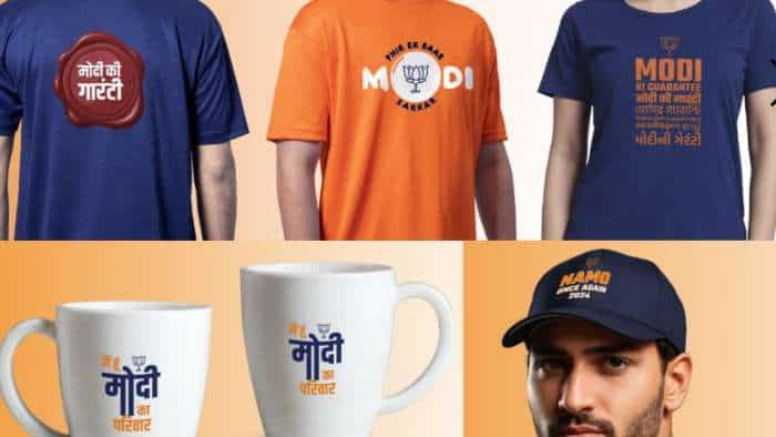 Lok Sabha Election 2024 BJP Election Campaign T-shirt worth Rs 190 and coffee mug set worth Rs 250 sale of these products started on Namo app check details