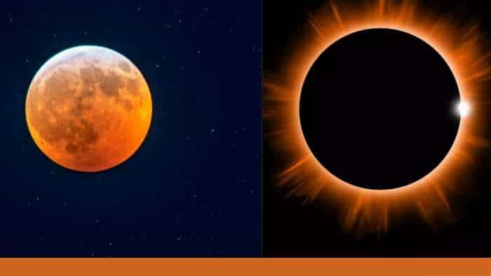 Eclipse 2024 visible in India first lunar eclipse on holi 25th march and total solar Eclipse on 8th April check chandra grahan kab hai date time holi effect sutak time everything