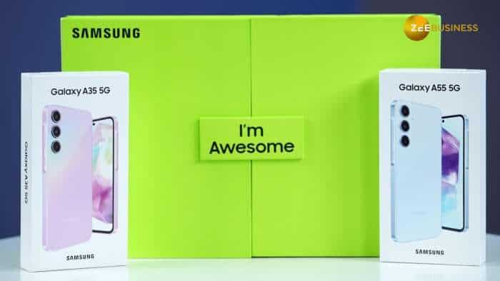 Samsung Galaxy A55, A35 5G unboxing: देखिए कैसा है फर्स्ट लुक