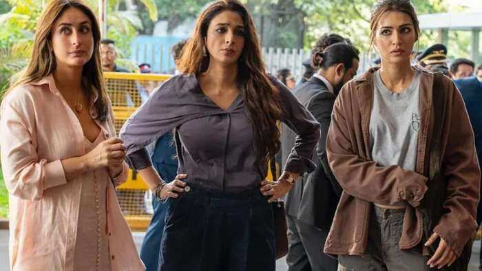 Crew Box Office Collection Day 8 Tabu Kareena Kapoor Kriti Sanon Starrer movie crosses half century