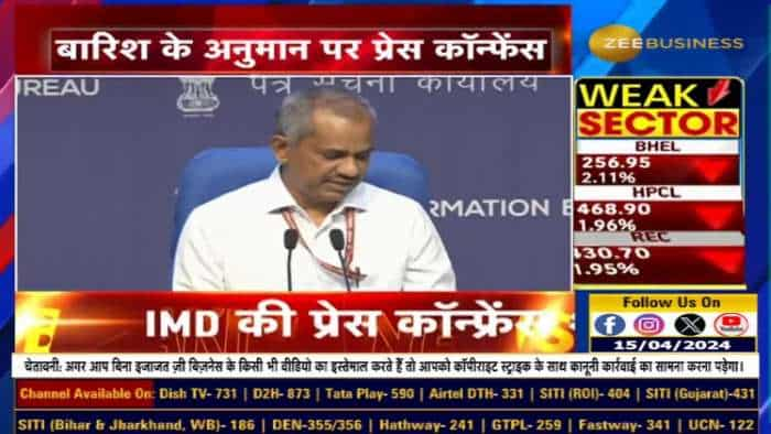 आईएमडी का पूर्वानुमान: भारत में औसत से बेहतर मॉनसून की उम्मीद (106% वर्षा)