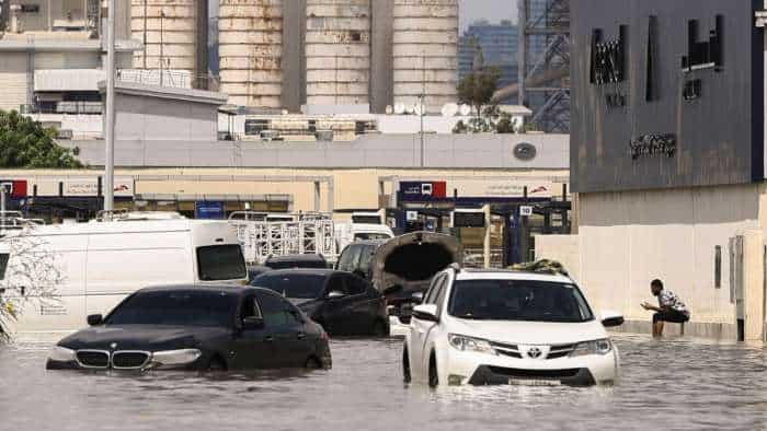 Indian Embassy in Dubai facilitate Indian stranded passengers issue helpline numbers connect with their families as rain lashes UAE