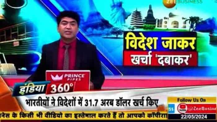 India 360: भारतीयों ने 2024 में विदेश में 17 अरब डॉलर खर्च किए: पिछले वर्ष से 24.5% की वृद्धि!