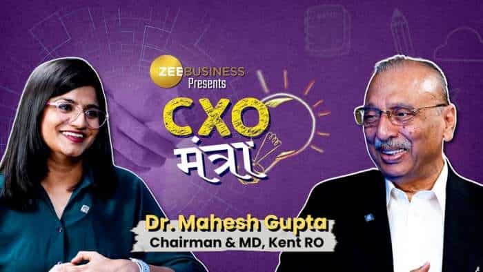 Kent RO के Founder Mahesh Gupta CXO Mantra पर | PROMO | Zee Business I Exclusive