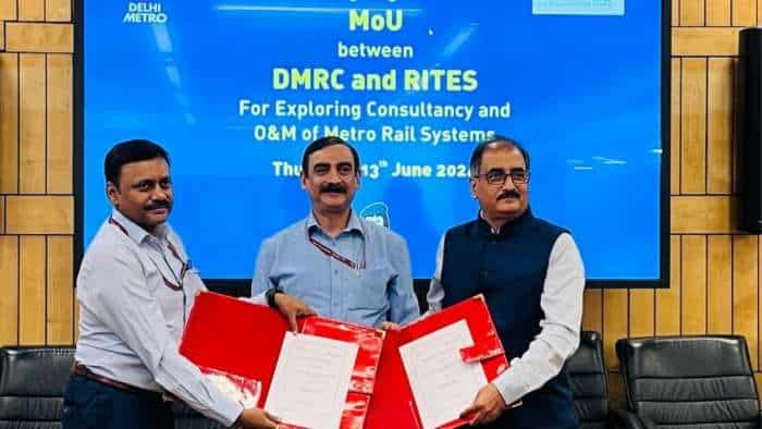 DMRC RITES sign MOU for consultancy projects in India and abroad see details inside