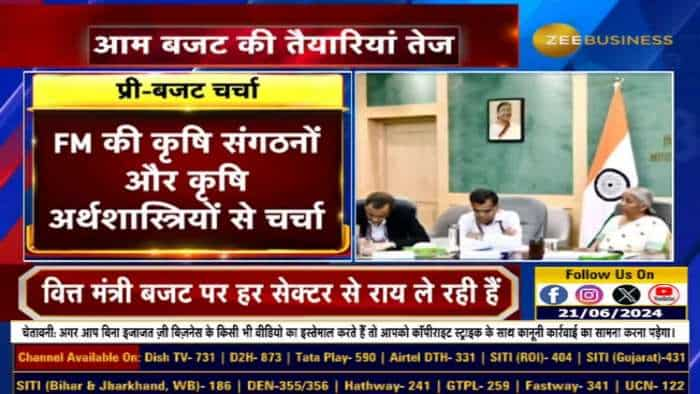 वित्त मंत्री निर्मला सीतारमण की Agricultural Experts के साथ हुई प्री-बजट बैठक, क्या थी मुख्य मांगें?