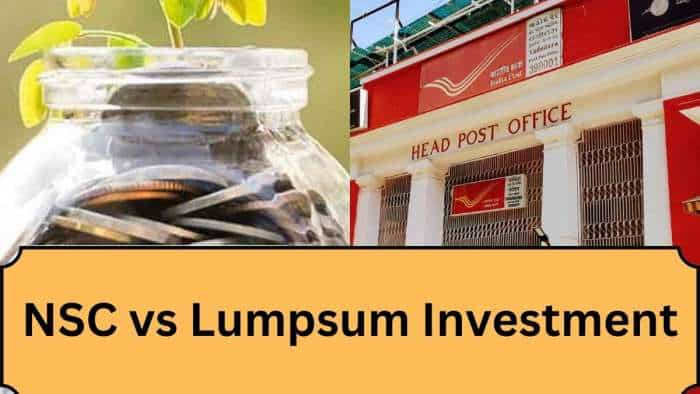 NSC vs Lumpsum should you invest money in NSC or make a lumpsum investment in mutual funds check the calculation on 1 lakh rupees