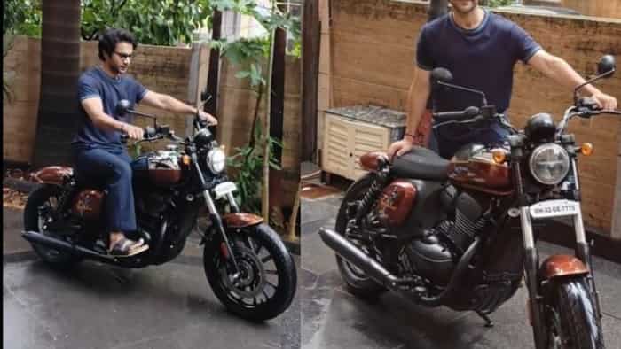 yezdi roadster gifted to bollywood actor rajkumar rao guns and gulaab edition anand mahindra share video