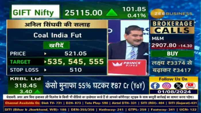 Stock of The Day : आज Anil Singhvi ने दी Coal India & Vedanta में खरीदारी की राय