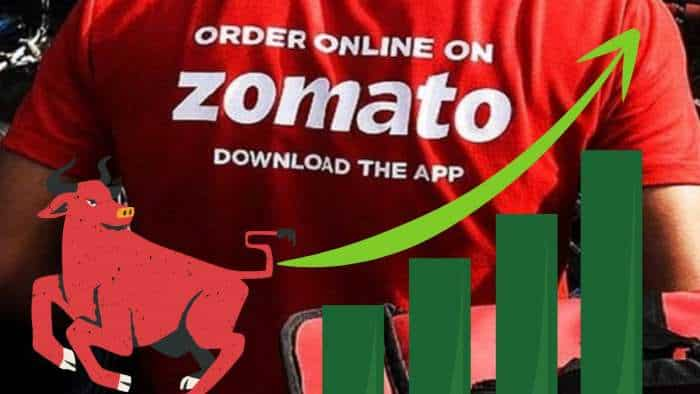 Zomato share zooms 14 percent today on strong Q1 results MCap crosses 2.27 lakh crore brokerages bullish